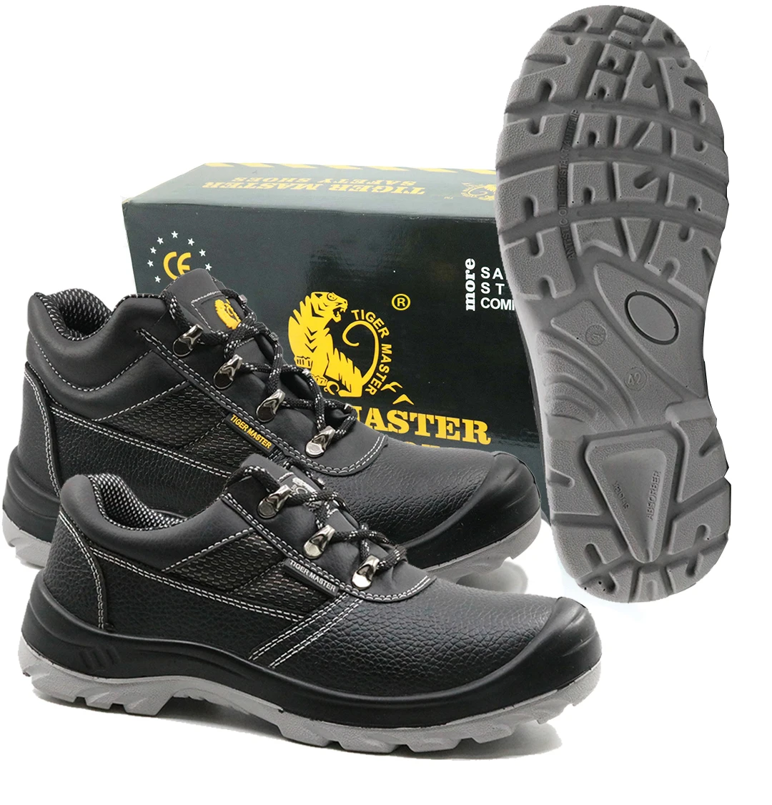 Ce Approved Slip Resistant Tiger Master Brand Industrial Safety Shoes Steel Toecap Buy Safty