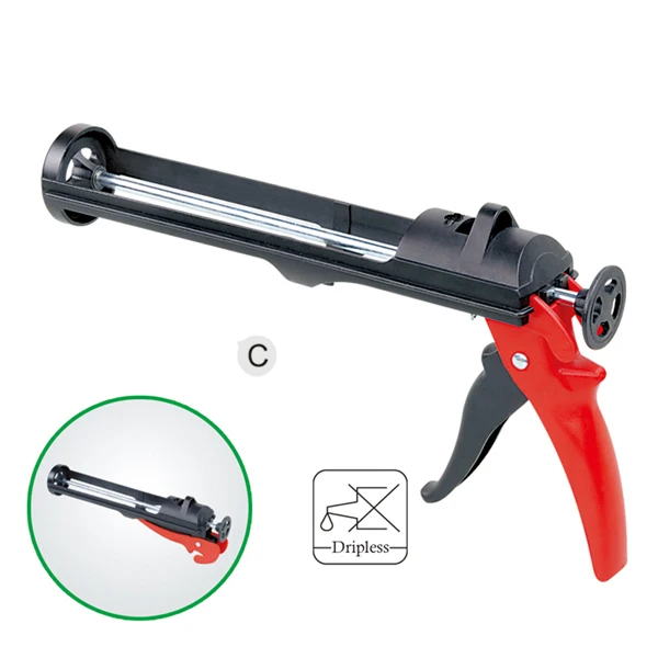 PP Body Nylon Handle Silicone Caulking Gun