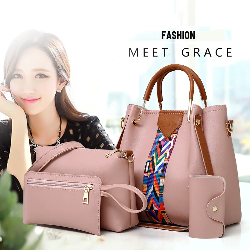 Elegant 4pcs handbag set For Stylish And Trendy Looks 