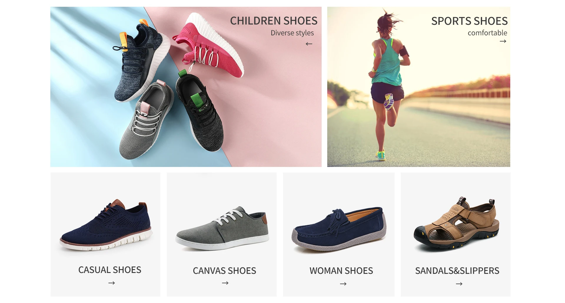sports shoes all company