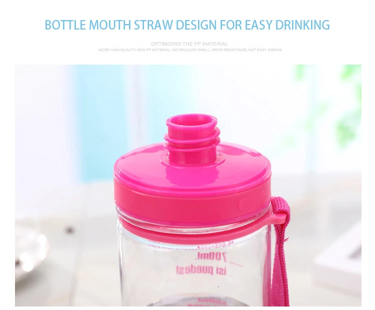 2019 Amazon Hot Selling Tritan Plastic Cup Outdoor Sports Cup Custom Single Layer Plastic Cup