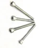 Bicycle round nickel plated flat head stainless steel bolt mountain bike column Bolt bicycle screw