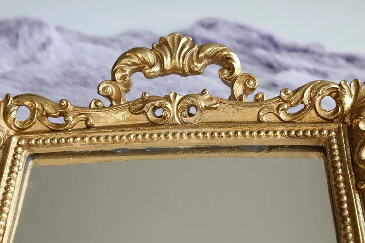 2020 Christmas Nordic Home Decor Gold Jewelry Display Tray Mirror Tray