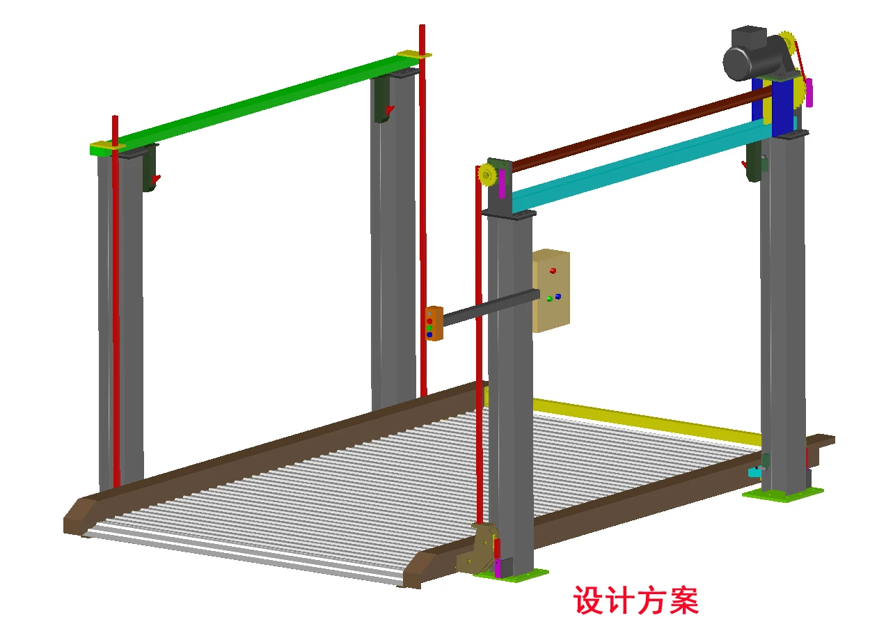 ZX Brand Quality 2 Pole Car Lift 3 Tons For Workshop
