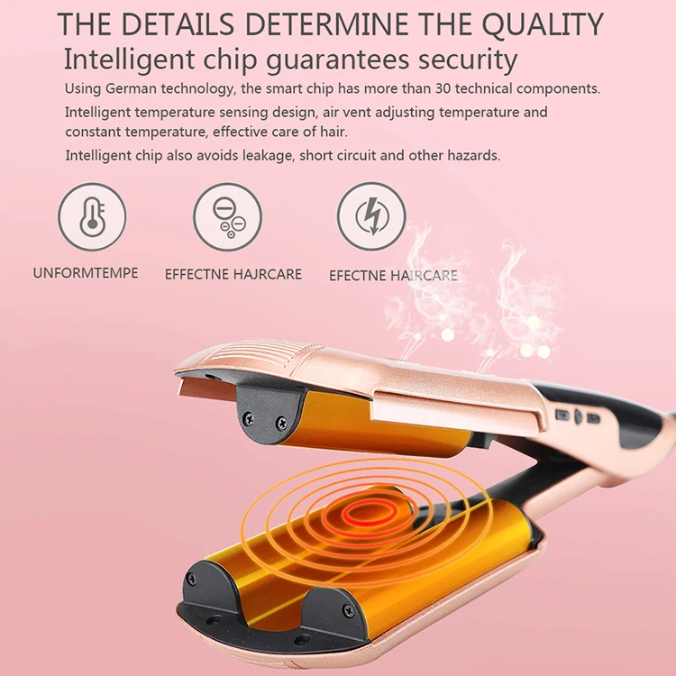 curling iron hair