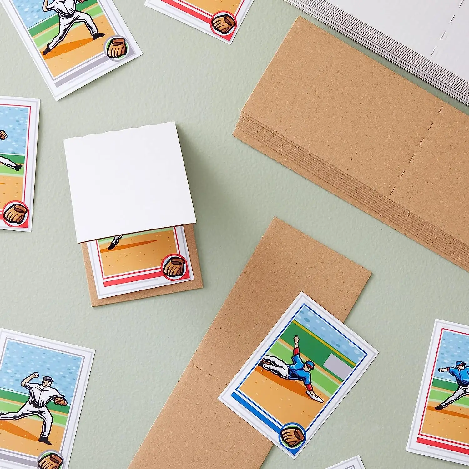 Custom Cardboard Sleeves Folded Flat Vending Flat Pack Cardboard Sleeve