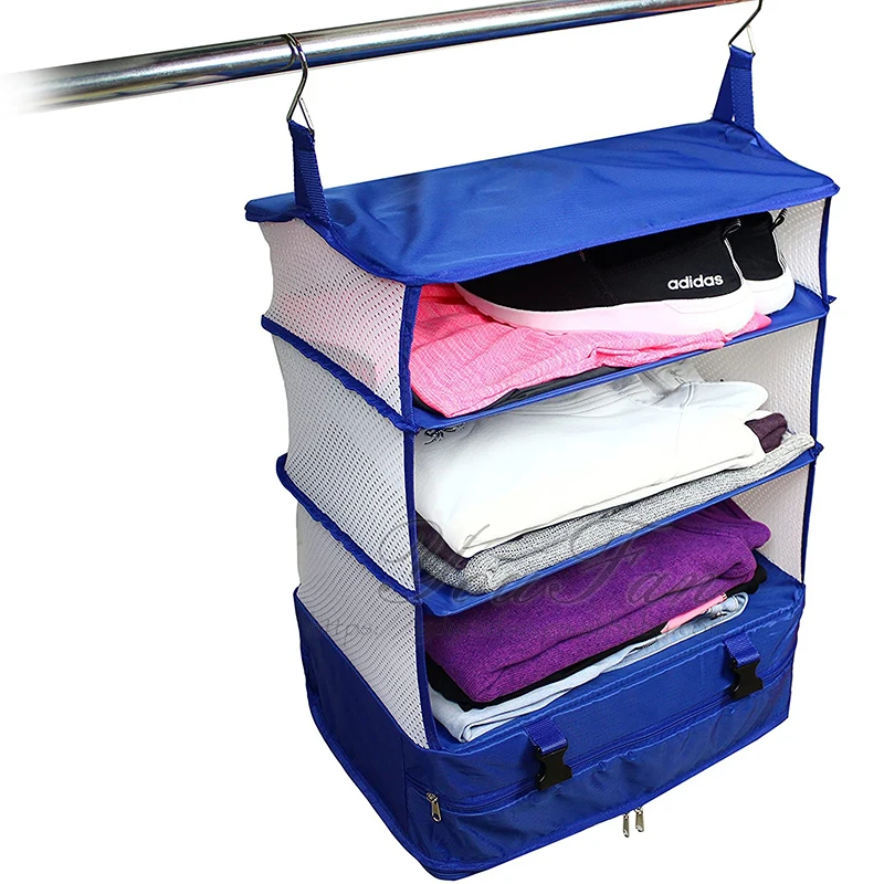 Portable Luggage System Suitcase Organizer Hanging Travel Shelves Buy