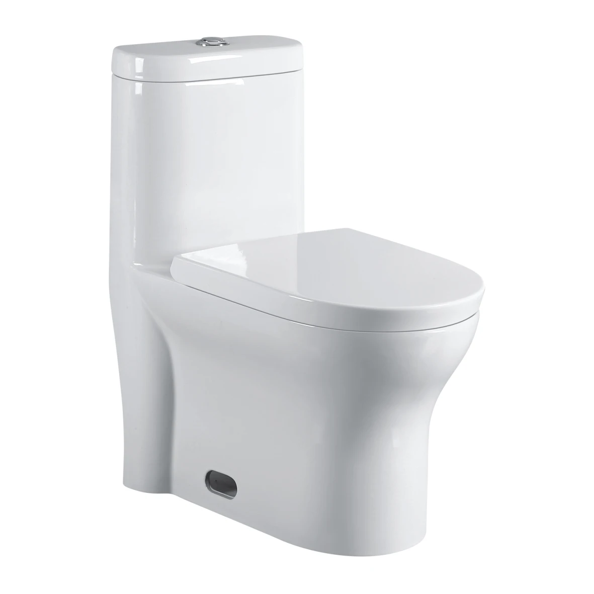 Chaozhou factory wholesale competitive price most popular one piece  s-trap modern ceramics bathroom hotel western toilet