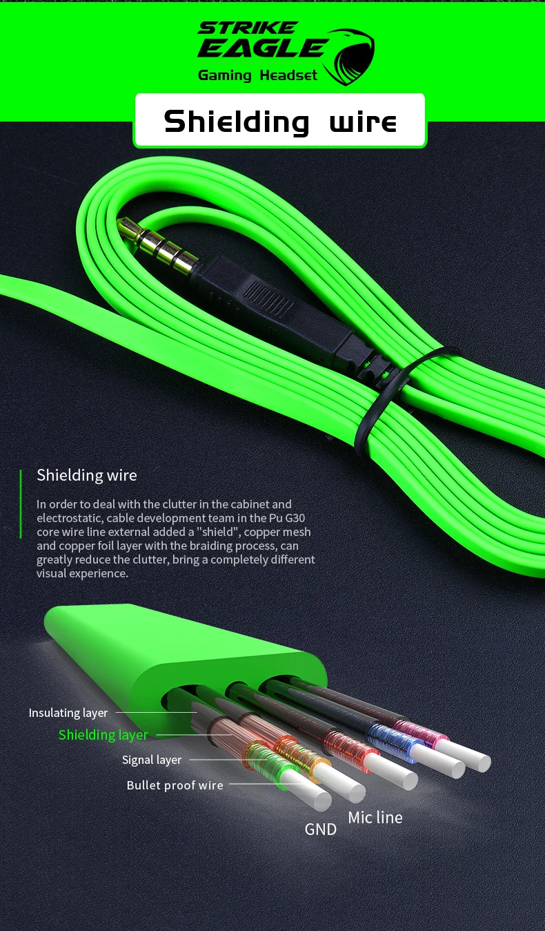 PLEXTONE G30 3.5mm PC Gaming Computer Headphones In-Ear Stereo Bass Noise Cancelling Earphone with Mic for Gamer Sport Earphone - ANKUX.COM