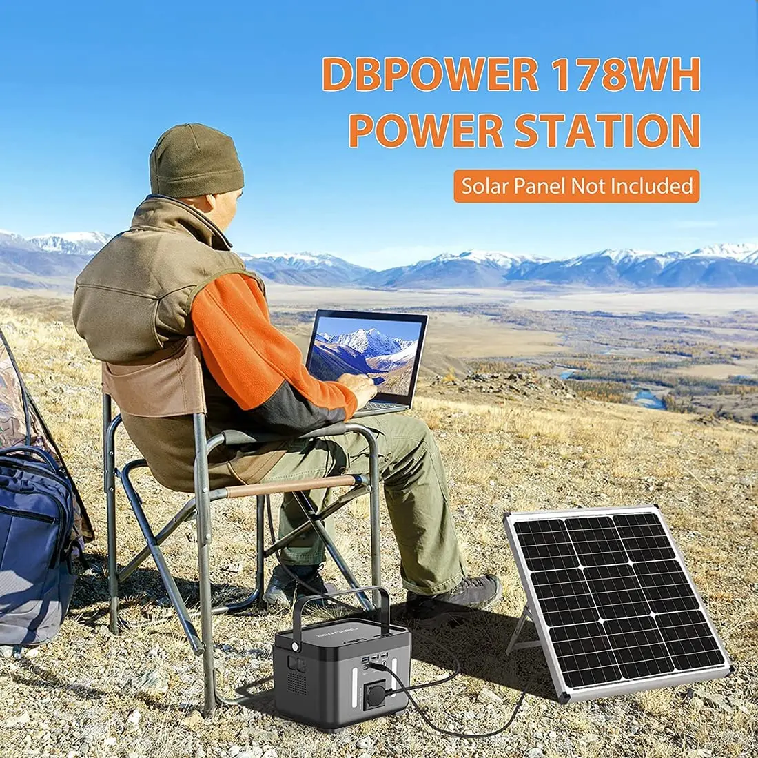 Mobile Power Supply Outdoor Bs200a 48000mah Us Warehouse Shipped Us