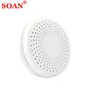 tuya smart 2.4Ghz wifi smoke detector APP wifi smoke alarm sensor wireless super thin EN14604