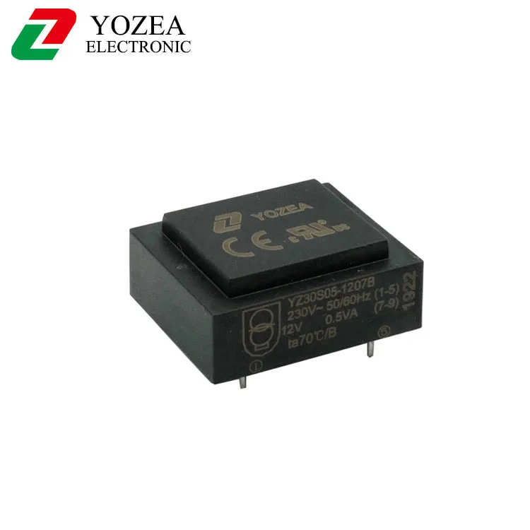 manufacturer professional EI30 electric ac ac transformer 220v 230v 380v to 24v 12v PCB power supply for LED light