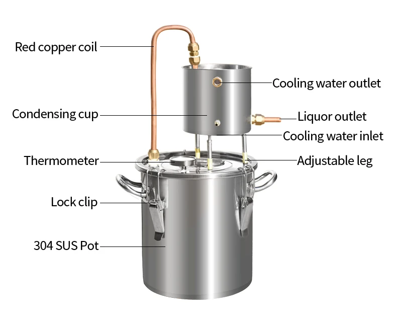 3 Gallon Adjustable Temperature Alcohol Distiller To Distill Alcohol At Home Beer Distillation Buy Vodka Alcohol Distiller Copper Alcohol Distiller Beer Alcohol Distiller Product On Alibaba Com