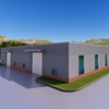 Ready made steel building structure prefabricated warehouse price canopy
