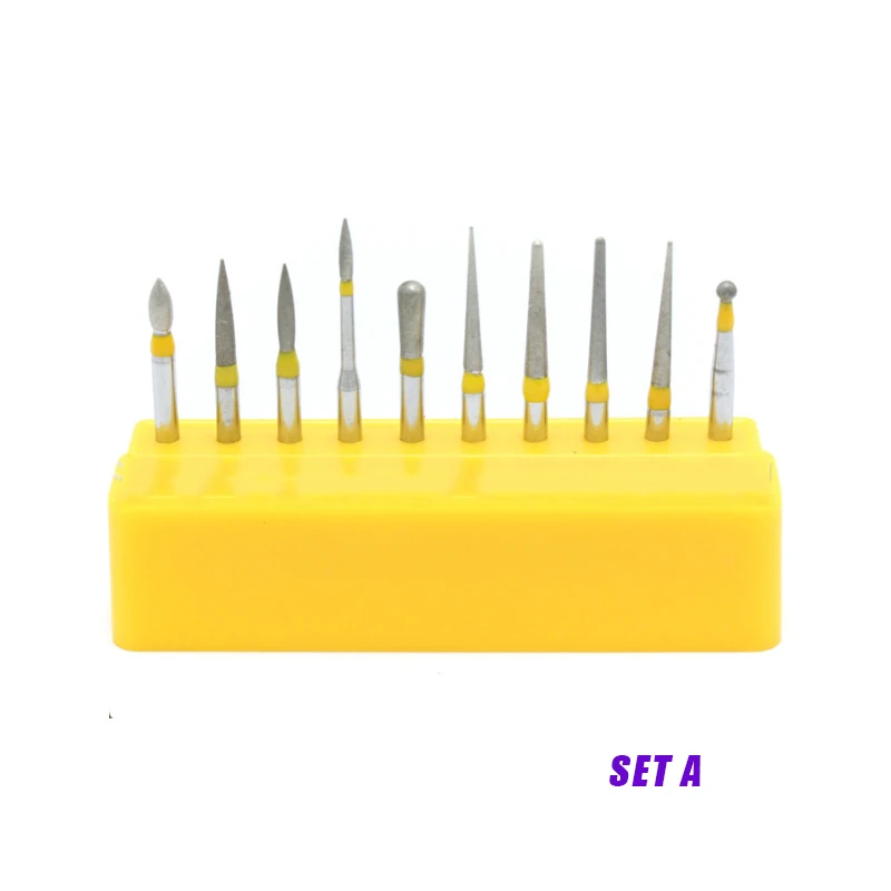 Fg Crown Preparation Burs Anterior Teeth Kit Tooth Drill Kit Set F 10