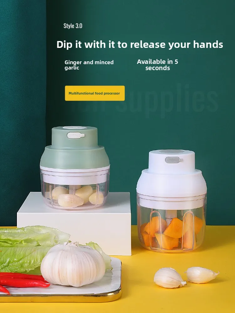 Wholesale Electric USB Rechargeable Durable Mini Food Processor Vegetable Garlic Chopper for Kitchen