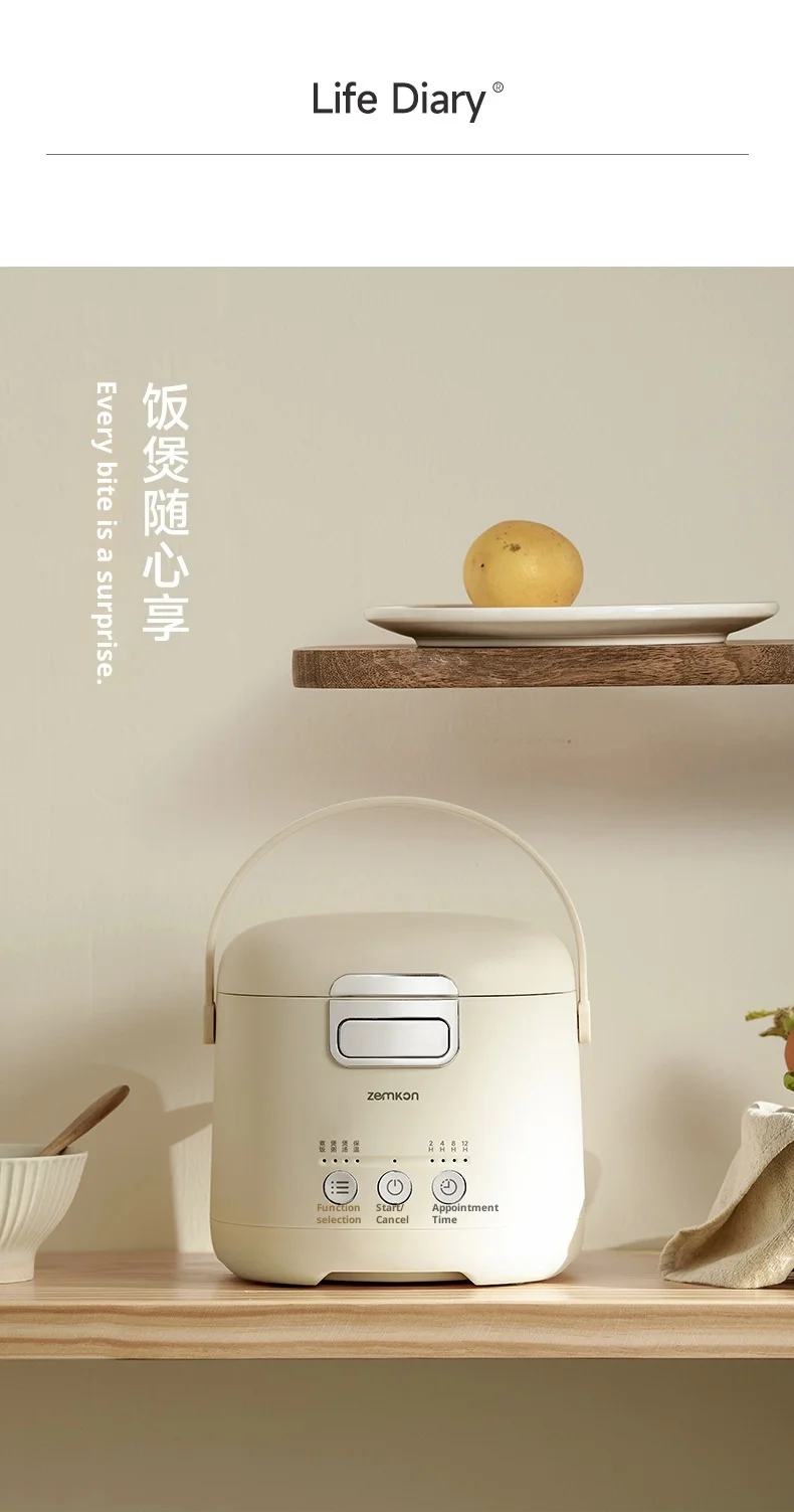 Mini rice cooker for one person
