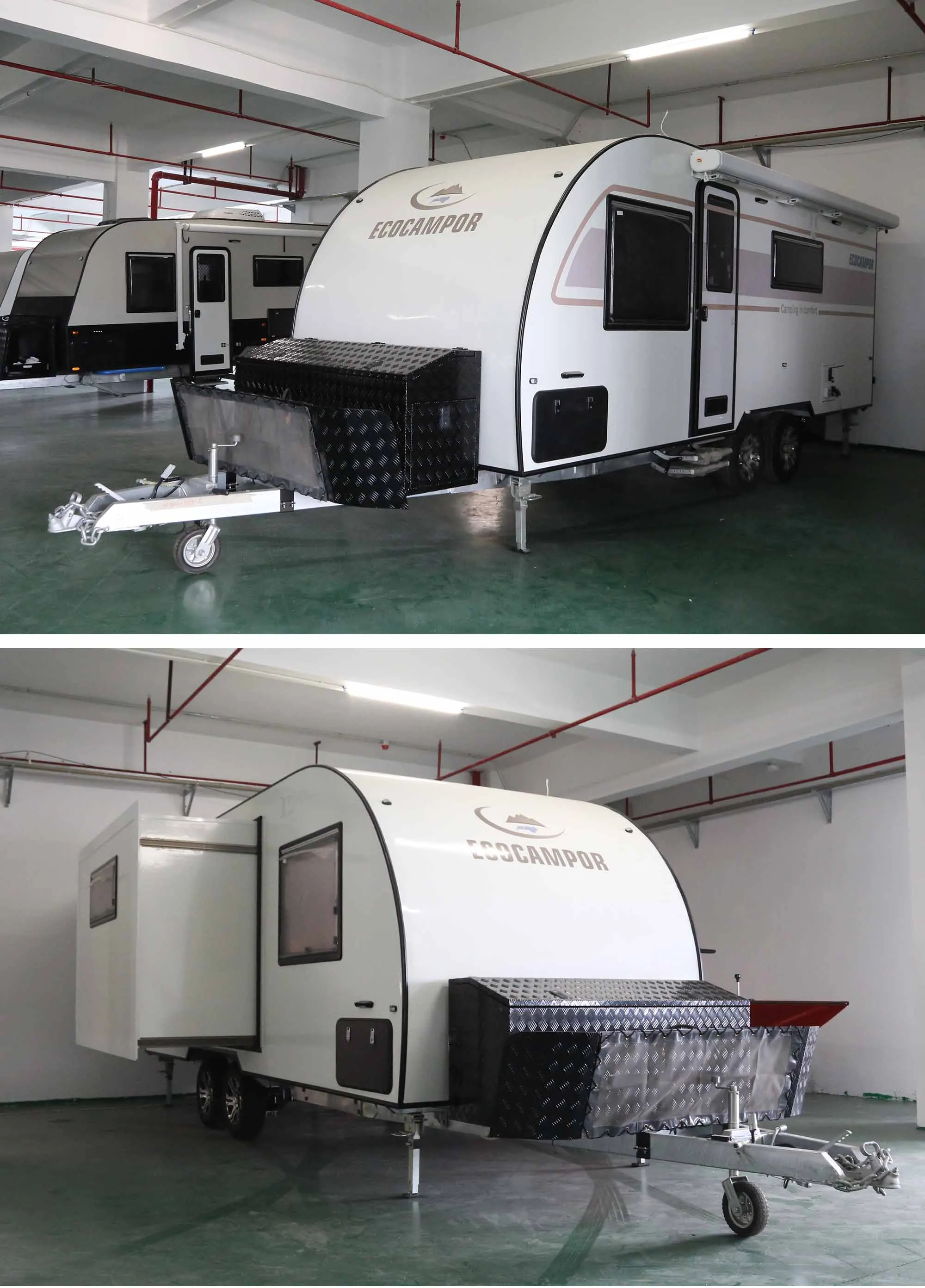 Manley 19 Foot Touring Caravan With Slide Out Sides Camping Camper