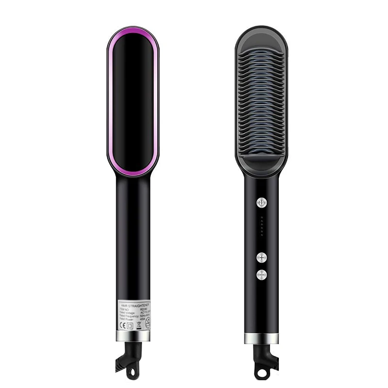 2020 New Hair Stylish Hot Comb Making Hair Straightener Style Electric Power Hair Straightener Hot Comb