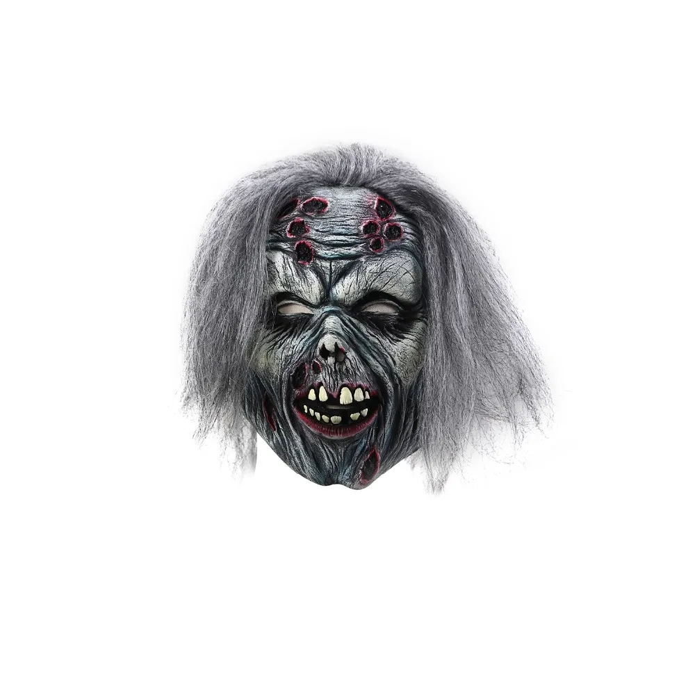 Zombie-Cop Maske Halloween Grusel Latex 