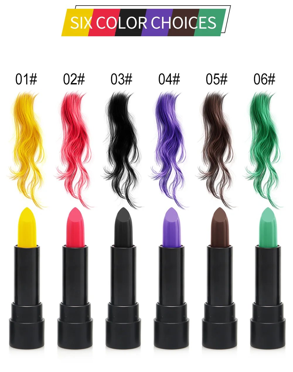 Niceface Temporary Hair Dye Stick Fashion Design White Blue Crayons Hair Color Pen One Time Hair Color Chalk Tool Buy Hair Dye Stick Hair Color Hair Color Pen Product On Alibaba Com