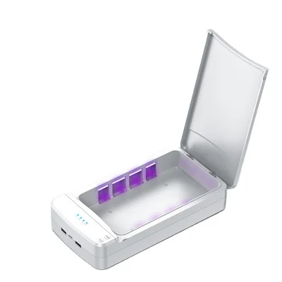 High quality USB UVC Light Smart Cell Phone Cleaner Box for Mobile Phone