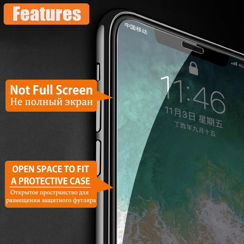 Cheapest 2.5D 9H Tempered Glass Screen Protector Protective Film for iPhone 6 6S 7 8 Plus XS XR XS Max
