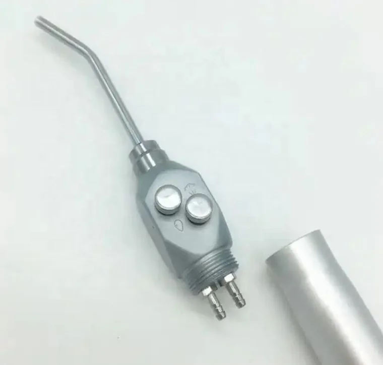thumbnail interactive-video image 1 of Dental 3-Way Syringe For Belmont, Adec, Engle, KaVo – DCI Type With 2 Nozzles 1 of 6