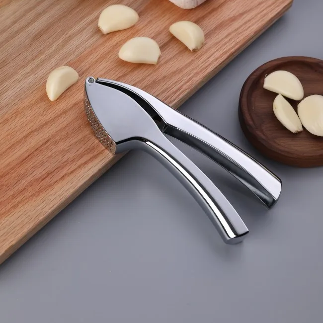 Premium Quality Stainless Steel Heavy Duty Rust Proof And Dishwasher Safe Garlic Mincer Press