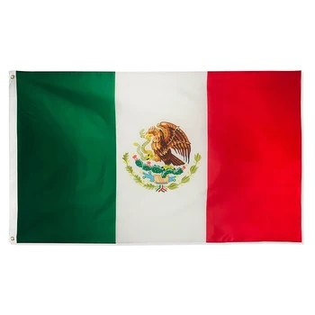 Hot Wholesale Mx Mexico National Flag 3x5ft 90x150cm Polyester Banner ...