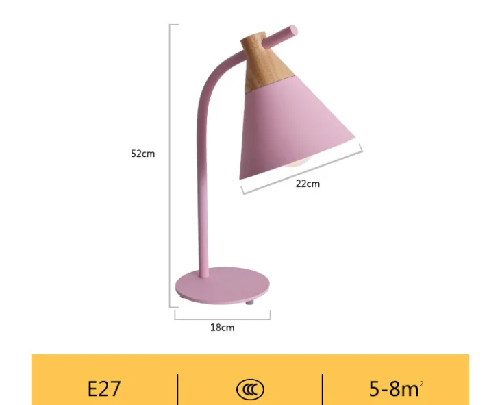 Elegent Table Lighting for Home Study Desk Decor LED Light Colorful Bedroom Furniture LED Night Lamp