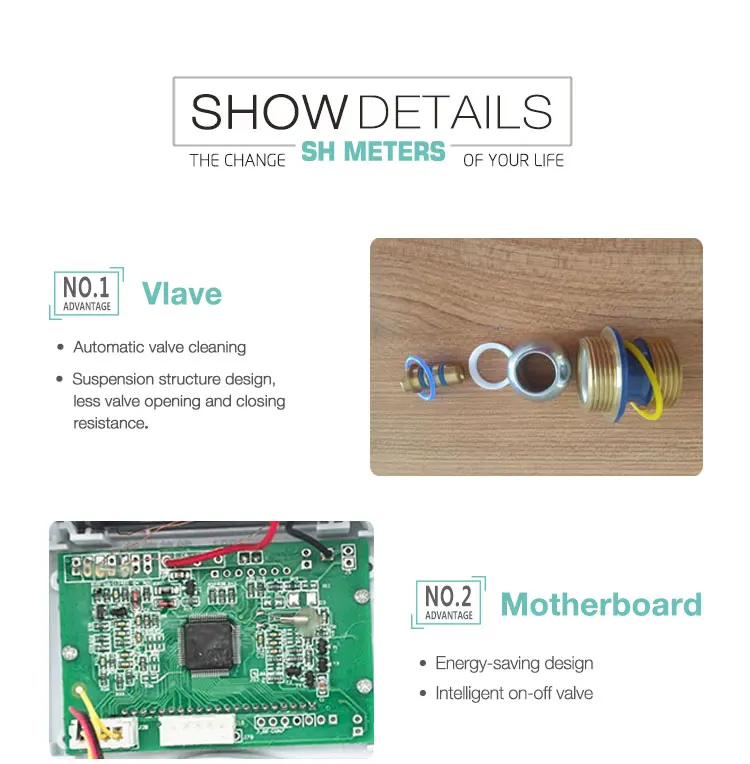 Valve control smart wifi 3/4 inch AMR lora network digital water meter - ANKUX.COM