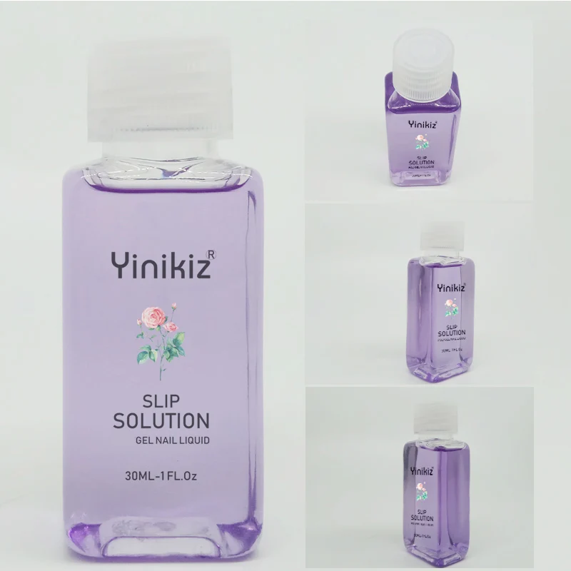 Yinikiz 30ml Slip Solution Quick Gel Nails Permanent Liquid Painless 