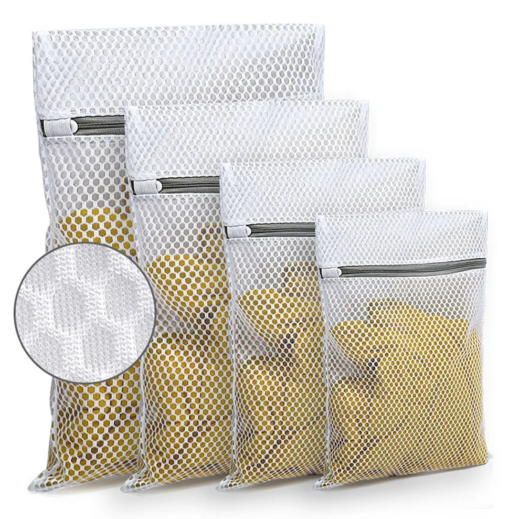 
Honeycomb grid wash bags men laundry reusable washing machine bag durable and fold mens leather wash bag 