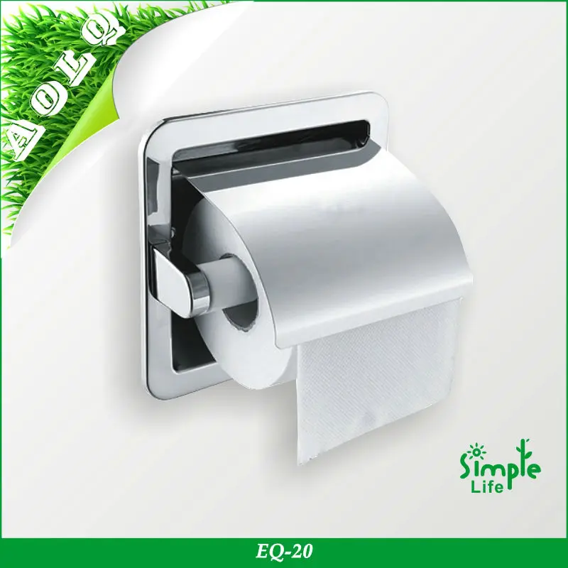 Stainless Steel Paper Dispenser Recessed Toilet Paper Holder Kitchen