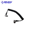 High quality spiral SDI cable right angle elbow BNC to R/A BNC RG179 for camera