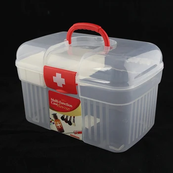 clear plastic box with handle