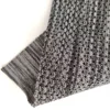 Breathable dark grey flying fashion knitted woven shoes materials