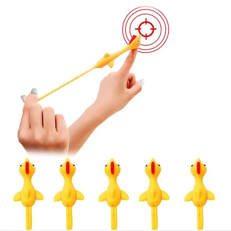 Tpr Soft Launch Slingshot Flick Flying Flingers Catapult Tricky Yellow