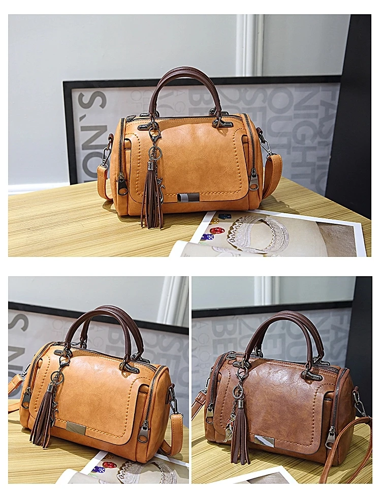 Free Sample New Style Ladies Jing Pin Leather Bags Women Handbags