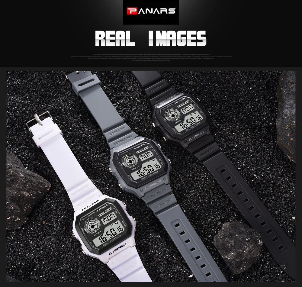 PANARS Sport Watches For Men Digital Wrist Watches Mens Waterproof LED  Display Sports Electronic Watch Chronograph Clock 8100254I From Fwool88,  $71.87 | DHgate.Com