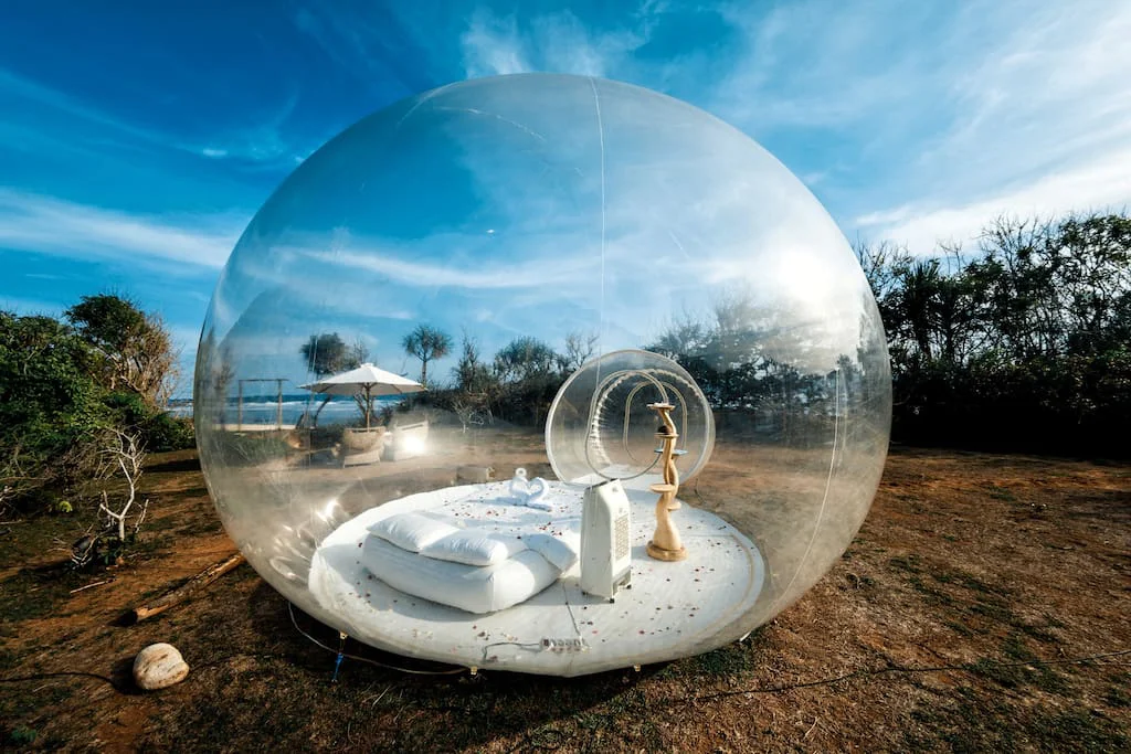 bubble house tent outdoor camping transparent inflatable dome