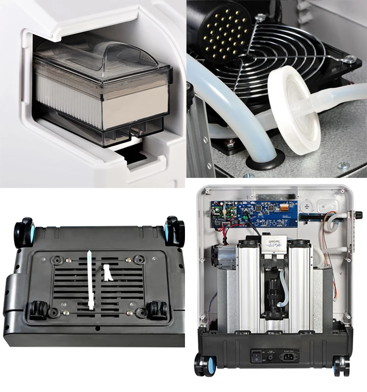 Well Designed high purity oxygen concentrator portable 3 lpm continuous flow oxygen concentrator