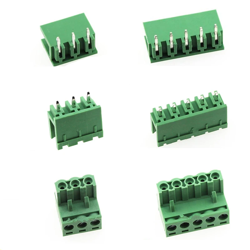 300v 10a 2edg 5.08mm Pcb Screw Terminal Block Connector 2edg5.08 Plug 