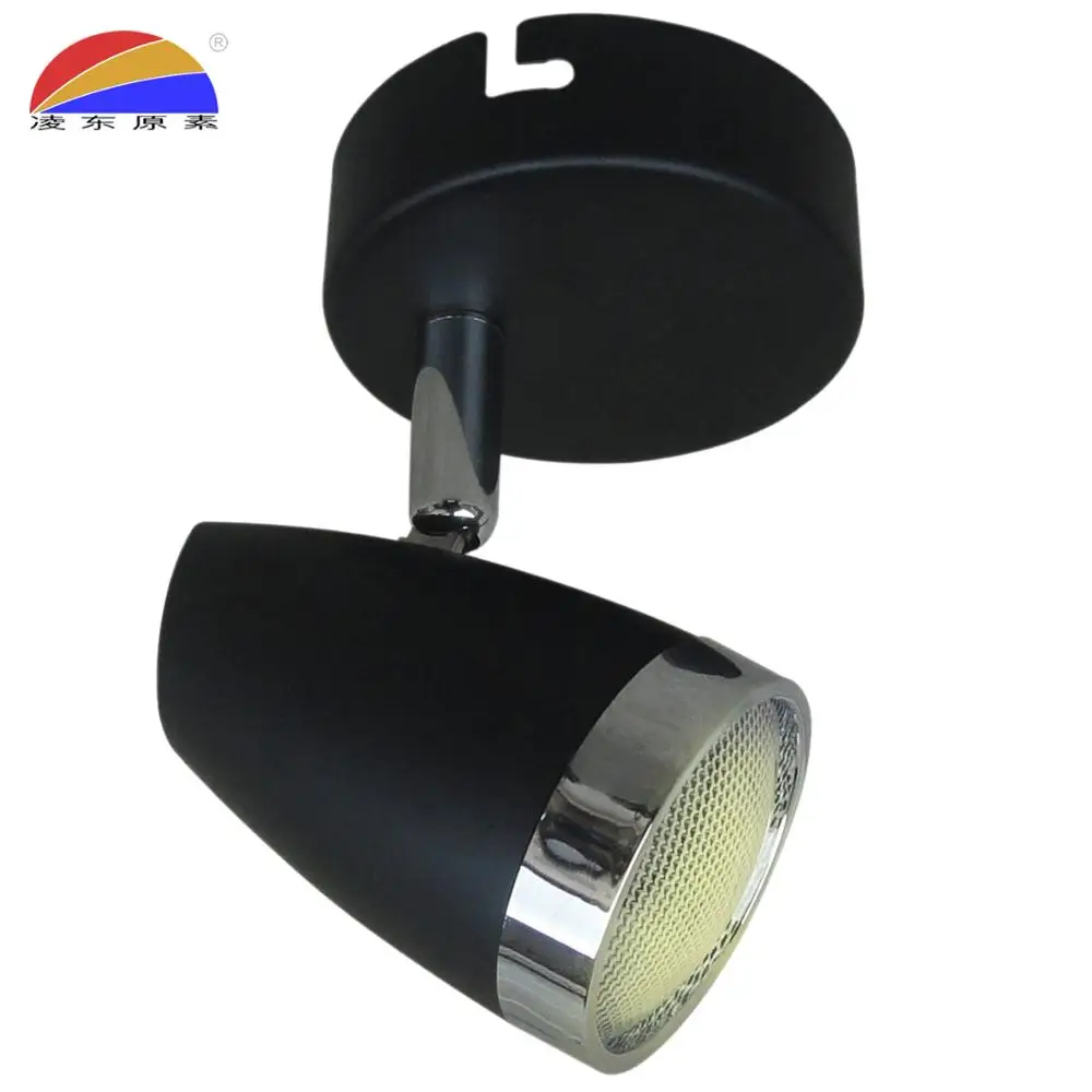 Iron black surface mounted ceiling led spotlight spot light wall light lamp sconce for home hotel mall bar