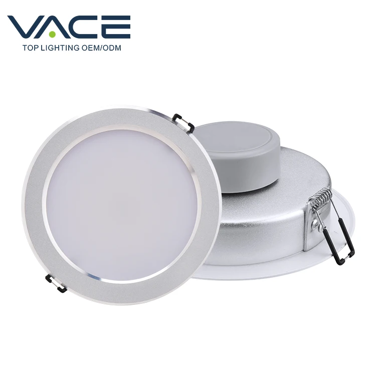 Hot Selling E27 Recessed Trim Ring Ultra Slim Lamp Reflector 3W 5W 7W 9W Led Downlight