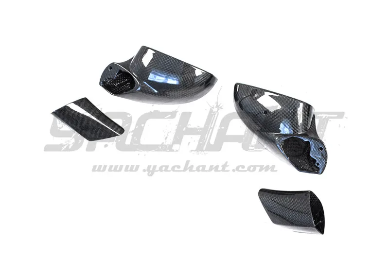 Trade Assurance Dry Carbon Fiber Mirror Replacement Fit For 2015-2019 F488 GTB & Spider Side Mirror Frame Replacement