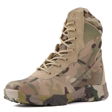 Waterproof Tactical Boots Engineering Safety Workers Shoes Camouflage ...