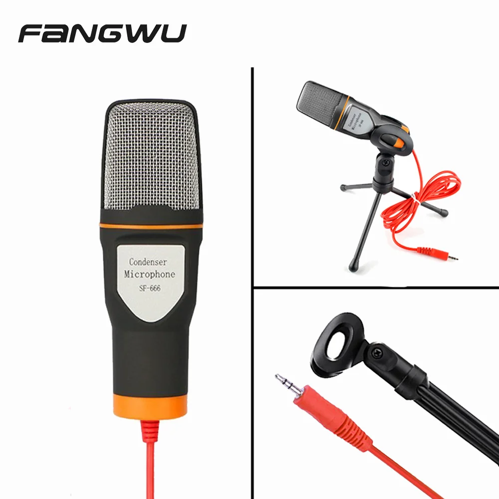 SF-666 3.5mm Desktop Condenser Microphone Supplier