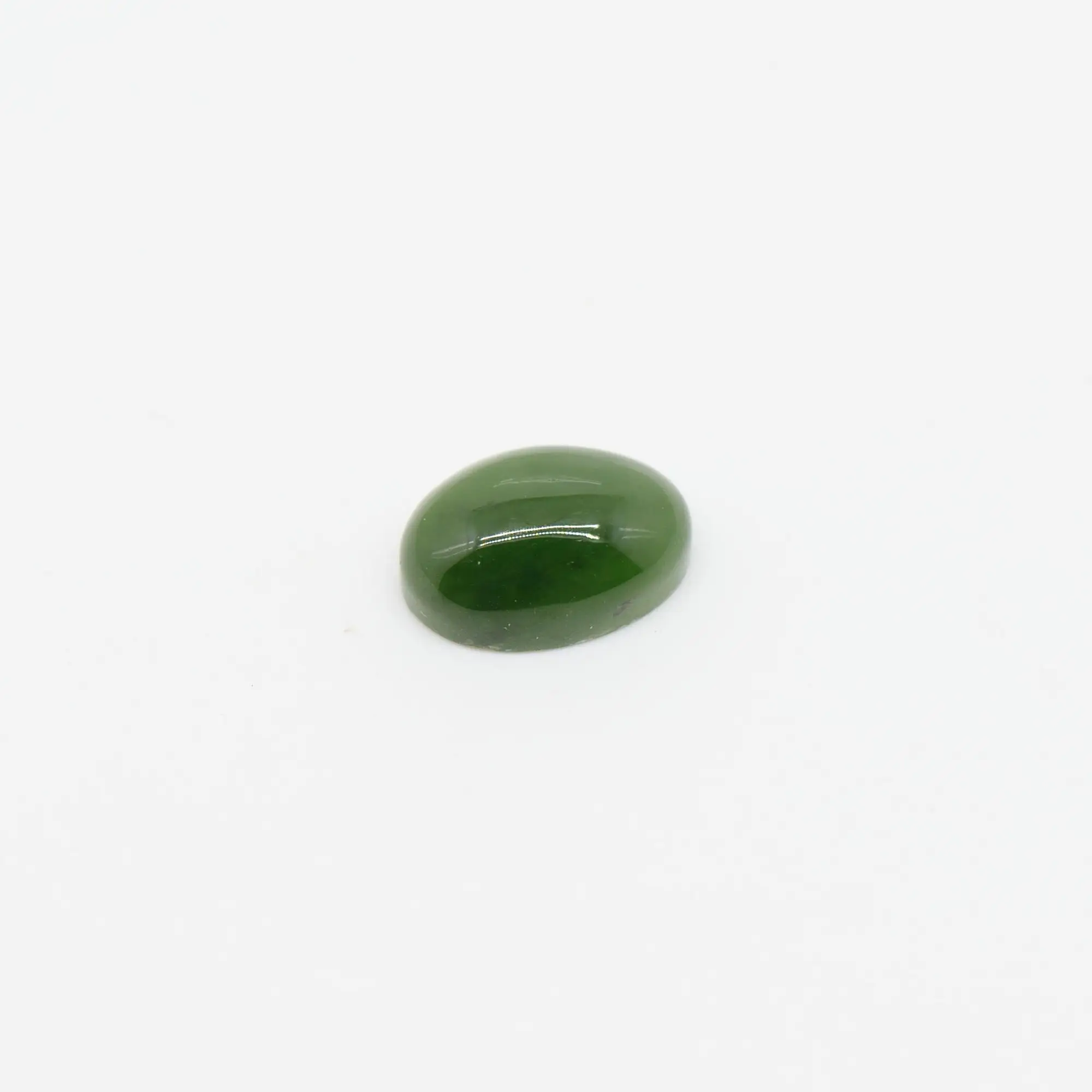 Natural High Quality Green Canadian Jade Healing Palmstone Loose Gemstone Beautiful Canadian Jade Cabochon Gemstone Size 33x24x6mm 47Cts